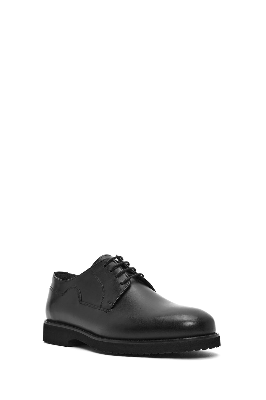 Men's Black Leather Classic Shoes