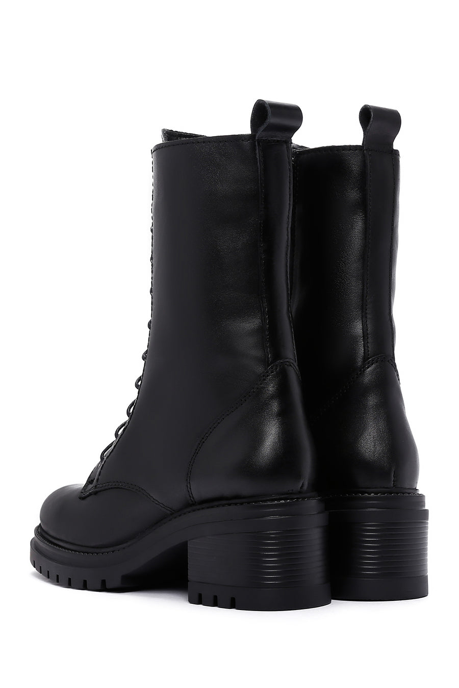 Women's Black Leather Boots