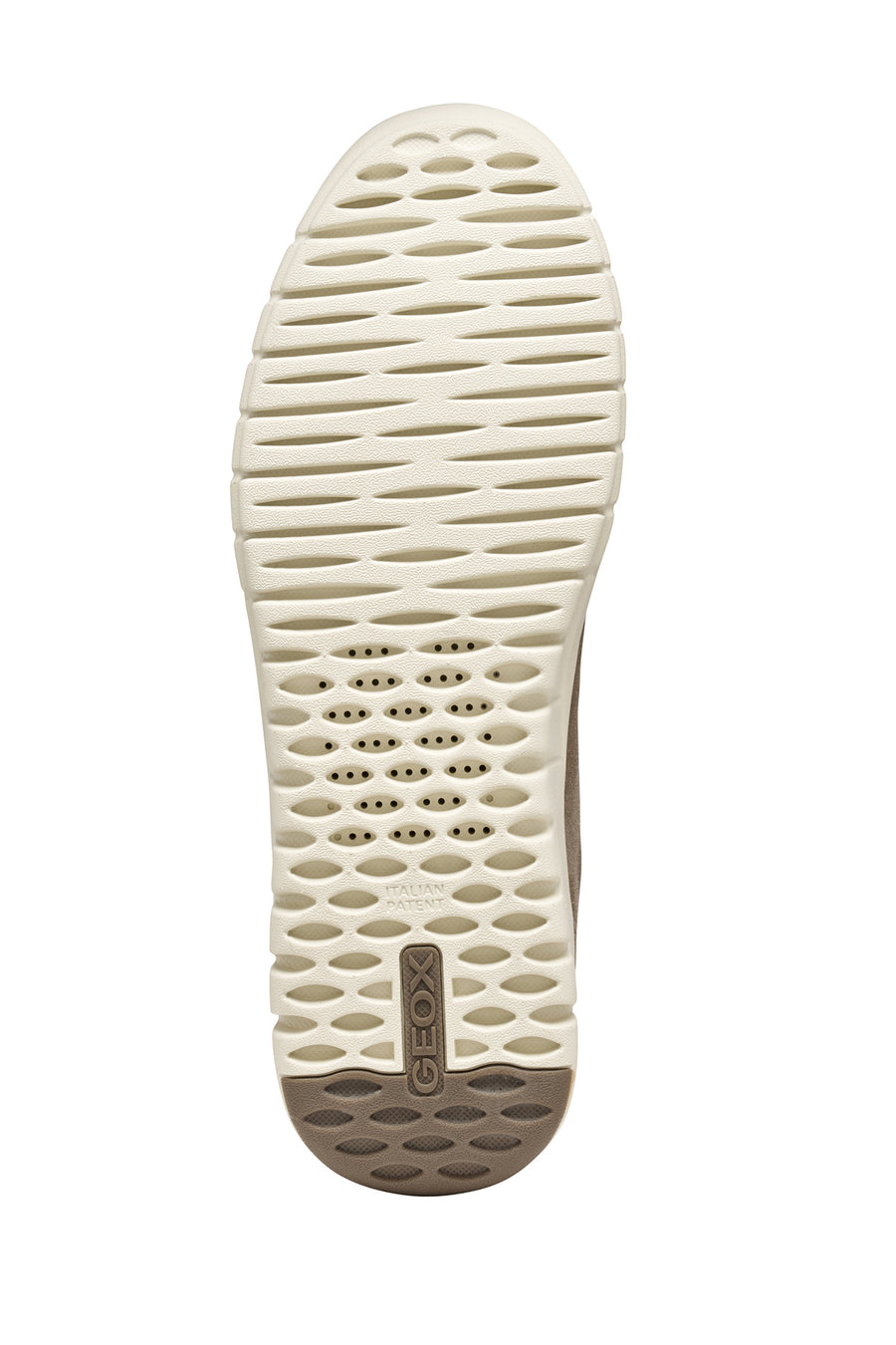Geox Men Beige U Flextrıde Plus Lace-up Suede Leather Sneaker