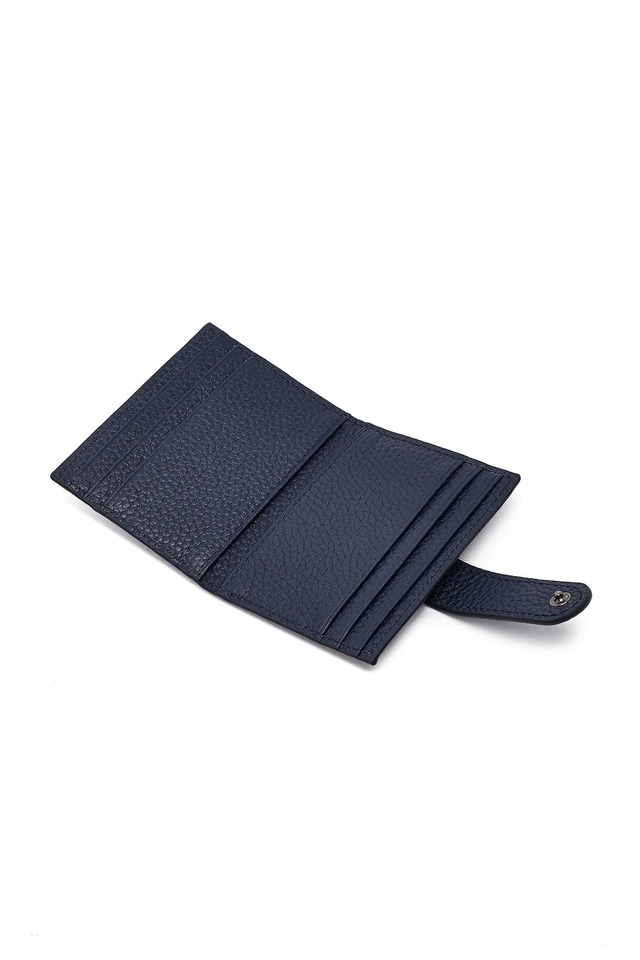 Men's Navy Blue Leather Card Holder