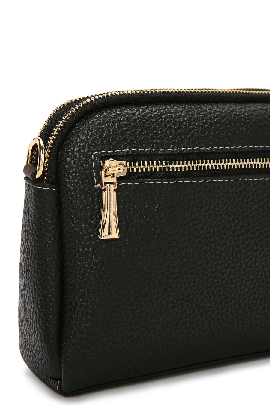 Women's Black Long Strap Crossbody Bag