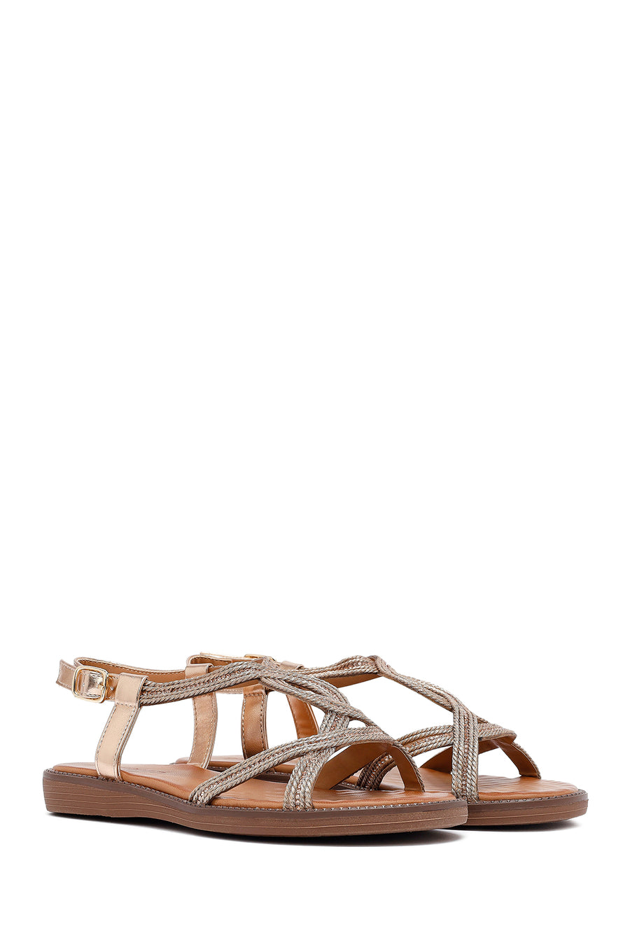 Woman Pink Stone Sandals