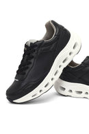 Derimod Studio Men's Black Lace-Up Thick-Soled Sneaker | Derimod