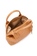 Women's Camel Long Strap Knitted Shoulder Bag | Derimod