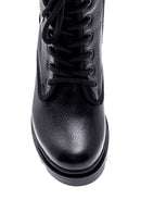 Women's Mid-Heel Leather Boots | Derimod