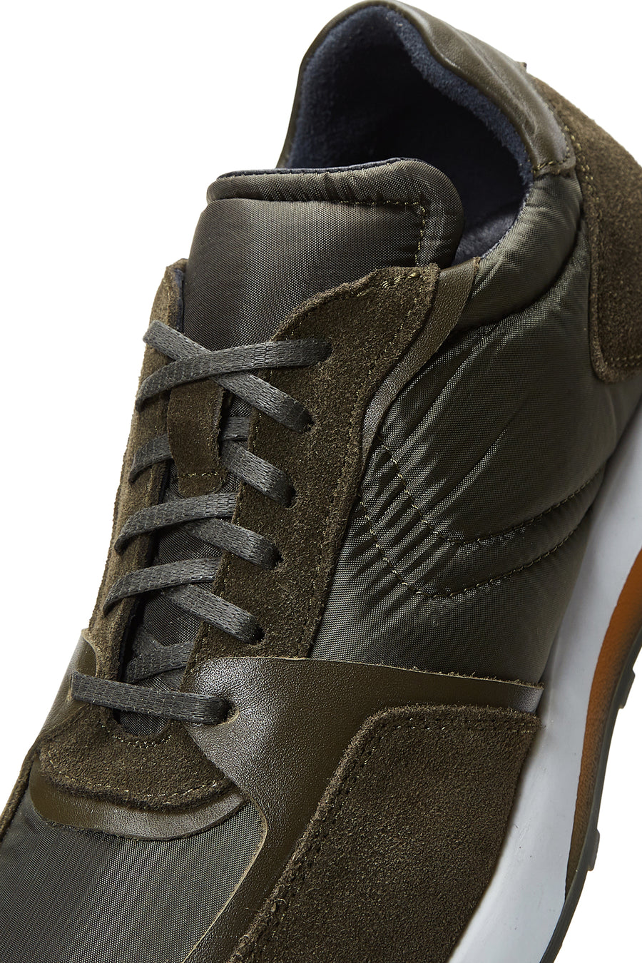 Erkek Deri Süet Detaylı Sneaker