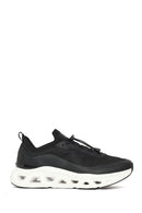Derimod Zero Male Black Thick-Soled Fabric Sneaker | Derimod
