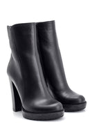 Women's Heeled Leather Boots | Derimod