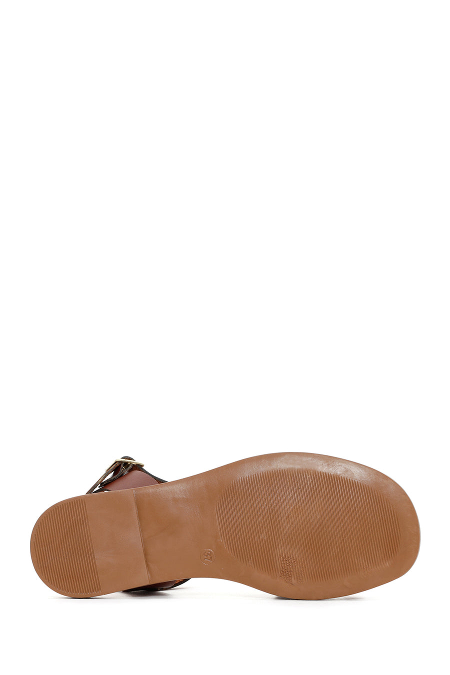 Women's Brown Leather Bodrum Sandals