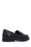 Women's Matte Shoes with Staple Detail | Derimod