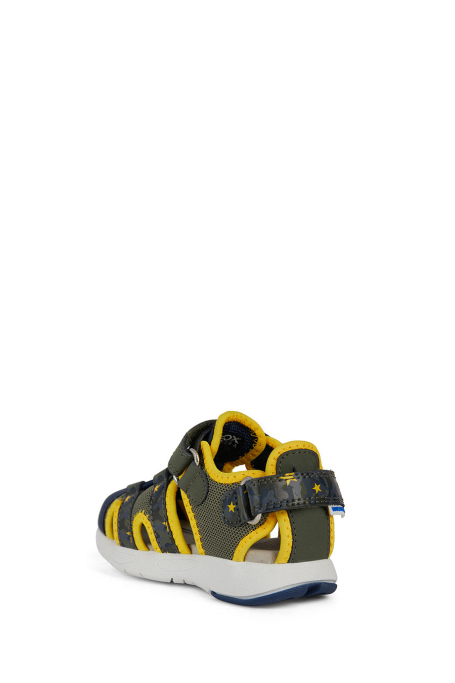 Geox Baby Boy Green Multy Strap Leather Sandals