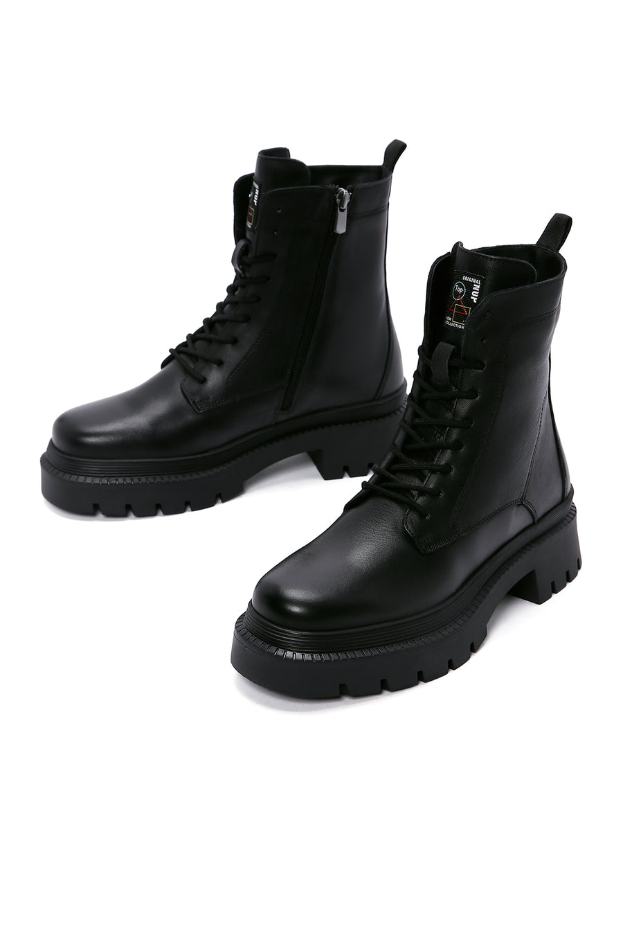 Women's Black Leather Boots