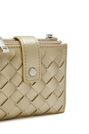Women's Yellow Metallic Wallet | Derimod