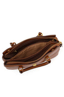 Woman Tan Long-Strap Accessorized Shoulder Bag | Derimod