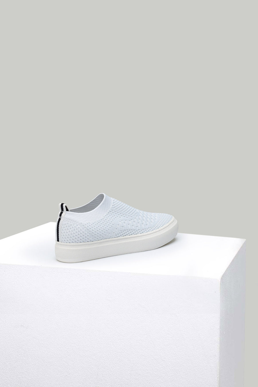 White Fabric Women's Shoes