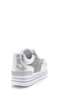 Women's High Sole Zipper Detailed Sneaker | Derimod