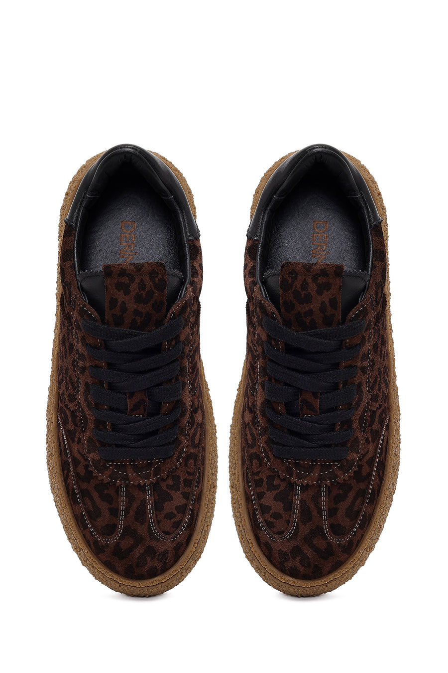 Women's Leopard Suede Leather Sneaker