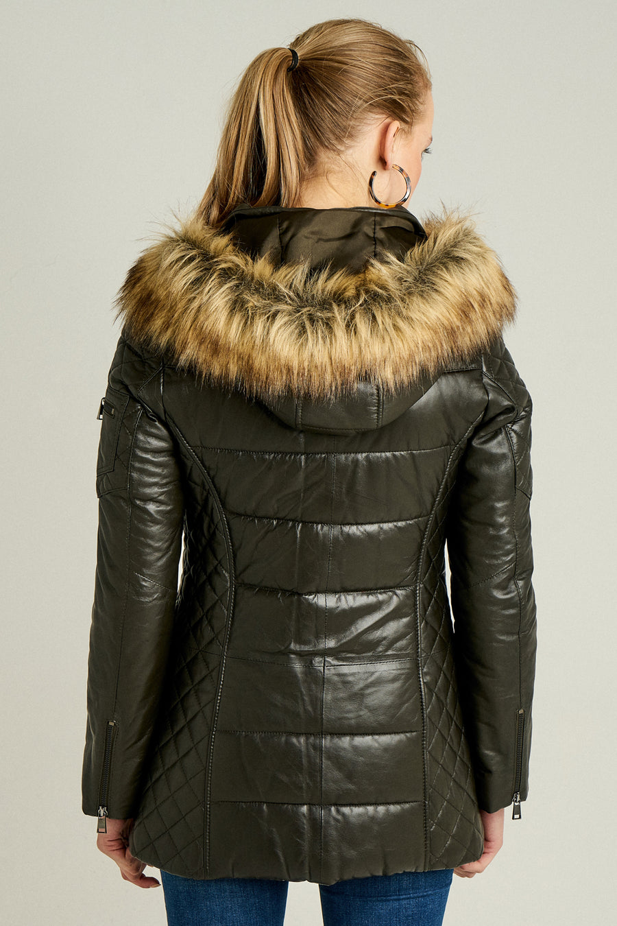 Blanch Long Women's Leather Jacket