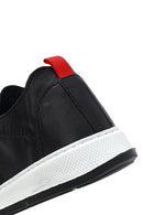 Men's Black Lace-up Leather Sneaker | Derimod