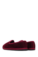 Women's Burgundy Fabric Loafer | Derimod