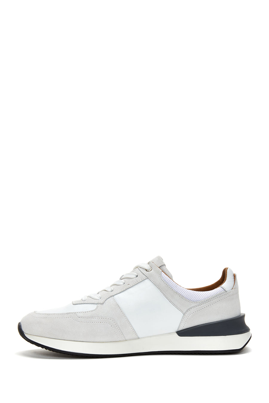 Men's Gray Suede Leather Sneaker