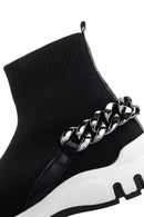 Kadın Siyah Kalın Tabanlı Bilekli Sneaker | Derimod