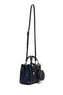Women's Navy Blue Long Strap Mini Classic Handbag | Derimod