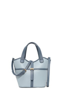 Woman Blue Long-Strap Classic Shoulder Bag | Derimod