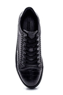 Erkek Deri Kroko Sneaker | Derimod