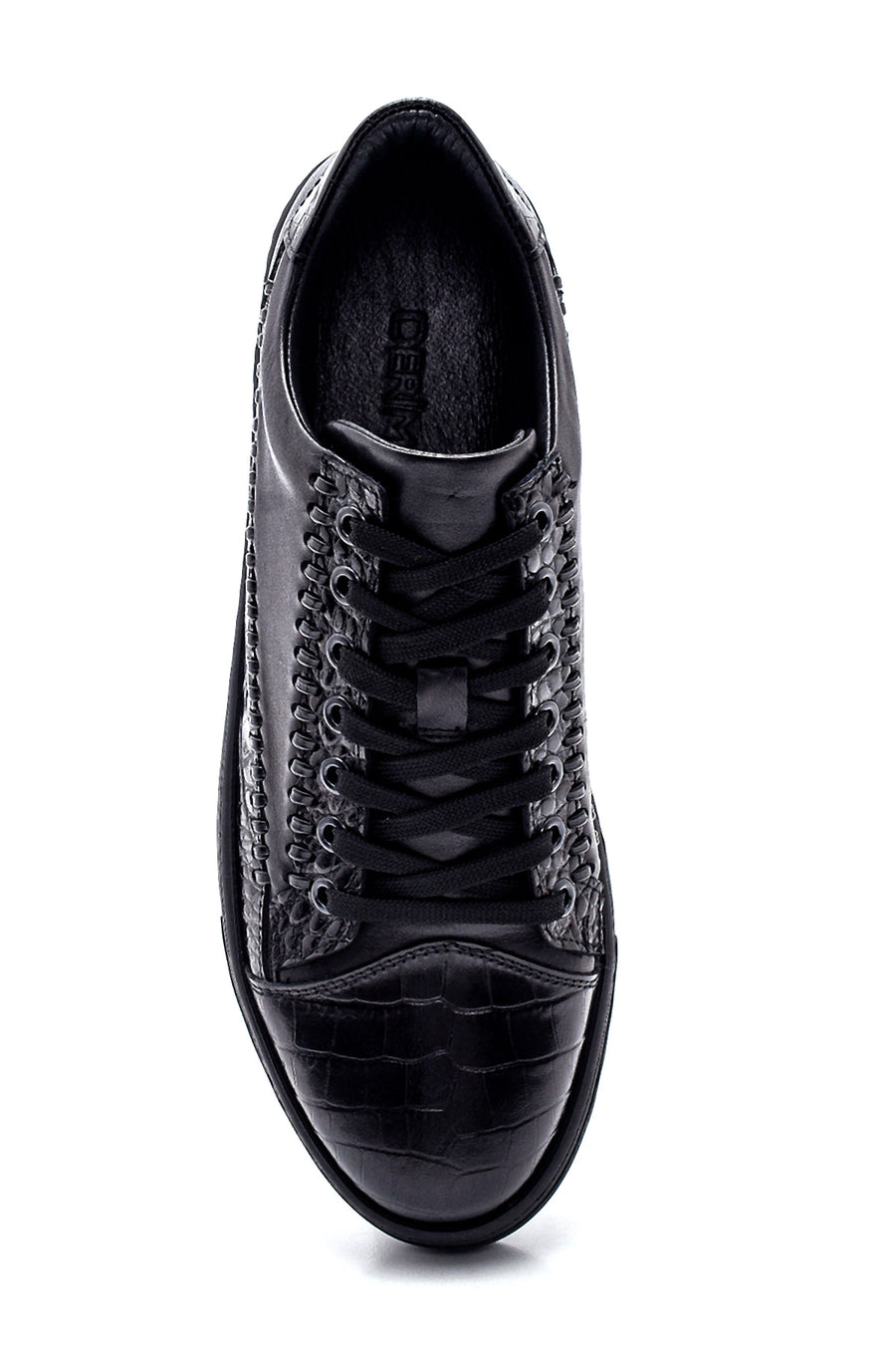 Erkek Deri Kroko Sneaker