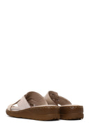 Woman Mink Wedge Comfort Slipper | Derimod