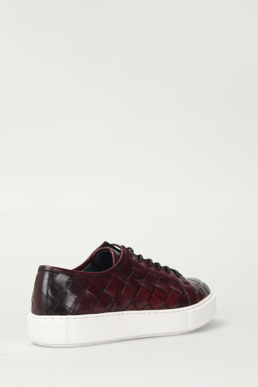 Örgülü Erkek Deri Sneaker