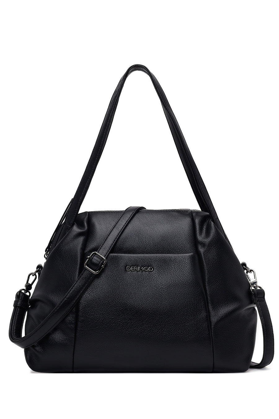 Woman Black Long-Strap Shoulder Bag WB100022SV | Derimod