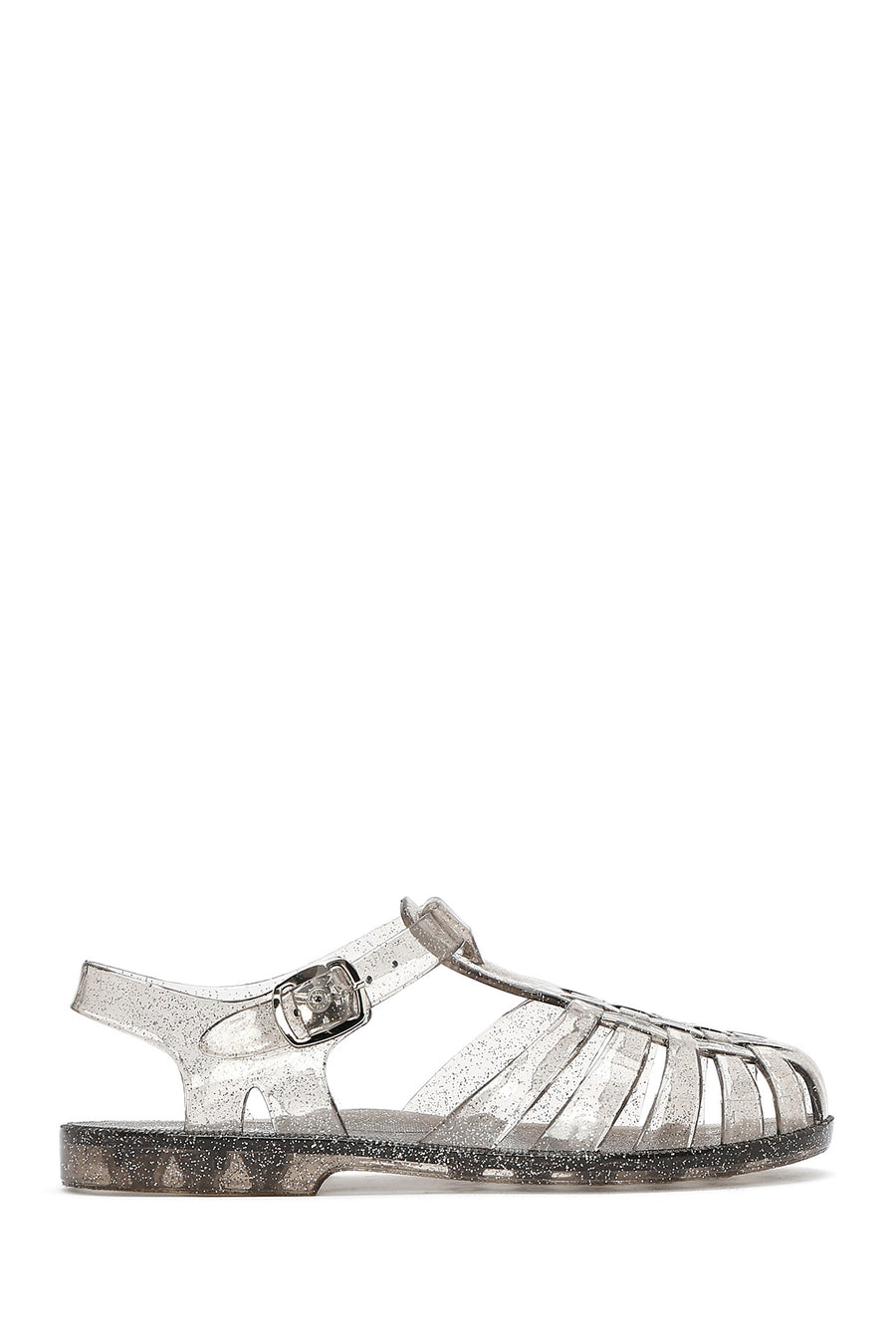 Women's Black Ankle Strap Jelly Sandals 25SFE4907PV | Derimod