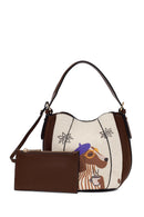 Woman Multicolored Patterned Shoulder Bag | Derimod