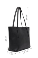 Women's Black Leather Classic Shoulder Bag | Derimod