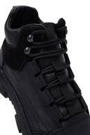 Men's Black Lace-Up Leather Casual Boots | Derimod
