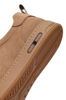 Male Mink Lace-Up Nubuck Leather Sneaker | Derimod