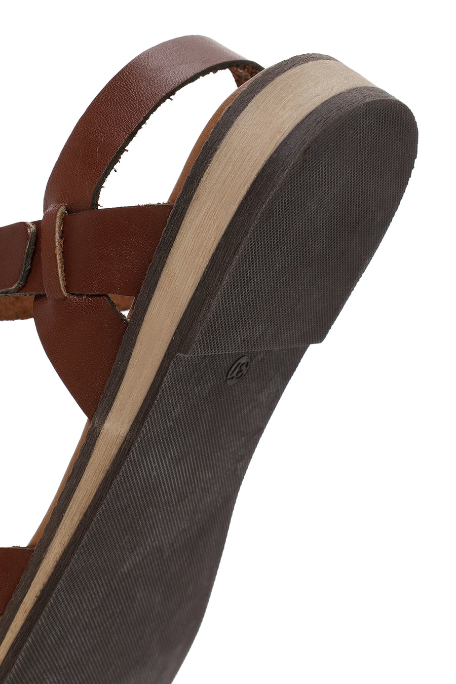 Women's Brown Leather Bodrum Sandals