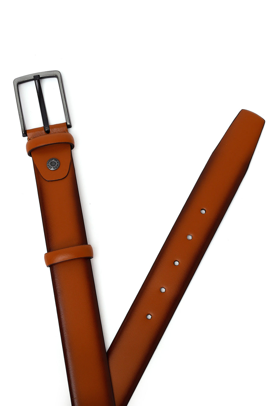 Men's Tan Leather Belt