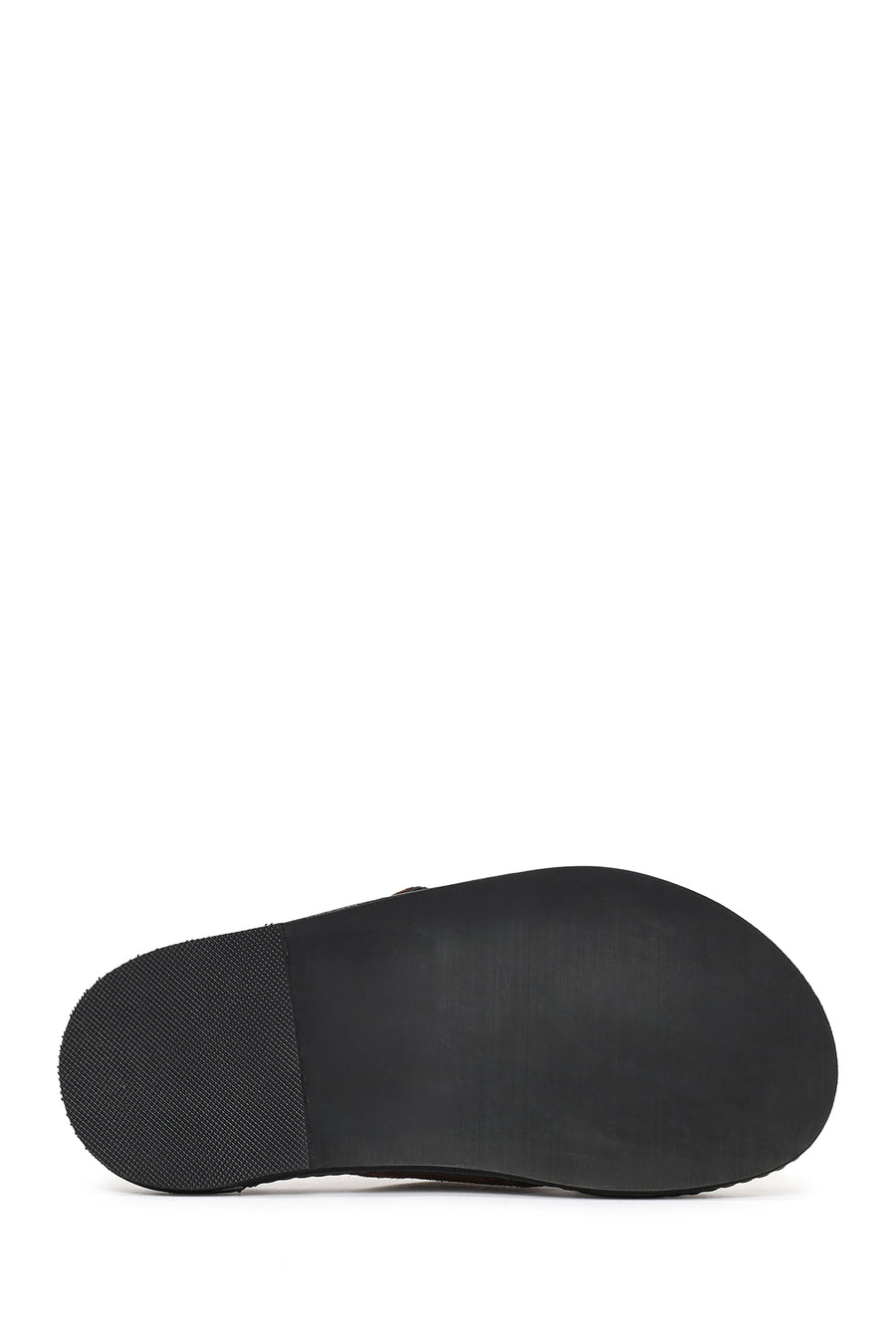 Woman Brown Suede Leather Slippers