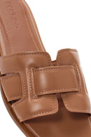 Women's Tan Slippers | Derimod