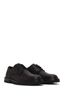 Male Black Lace-Up Leather Casual Shoes | Derimod