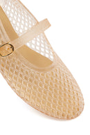 Women's Jelly Ballet Flats with Gold Buckle | Derimod