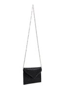 Woman Black Chain-Strap Rhinestone Evening Bag | Derimod
