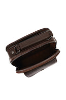 Men's Brown Leather Messenger Bag | Derimod