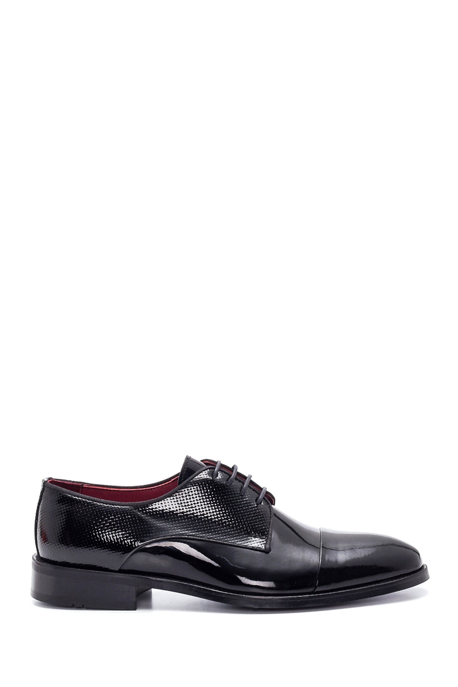 Men's Leather Patent Leather Classic Shoes 22SFD661016 | Derimod