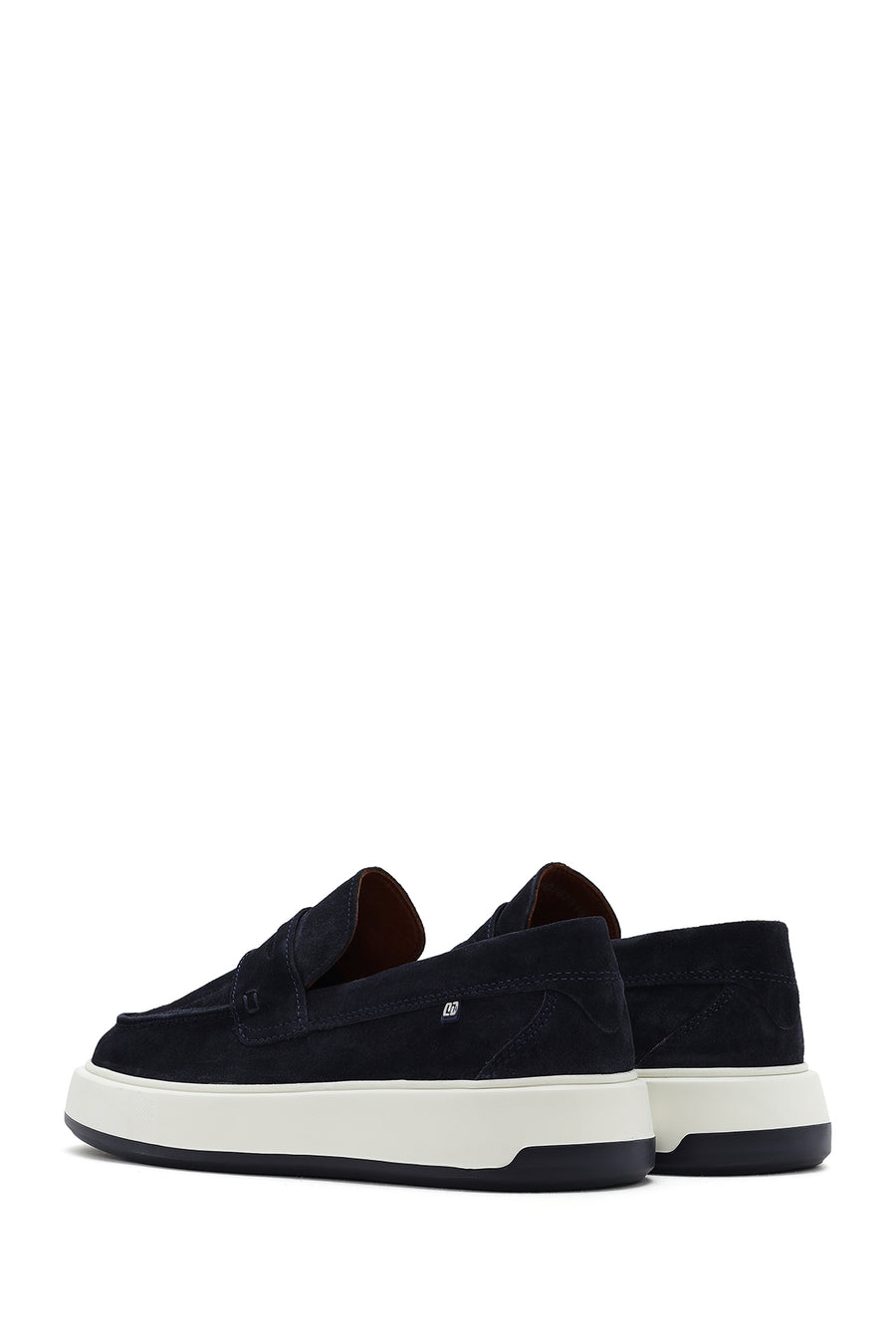 Men's Navy Blue Suede Leather Casual Loafer