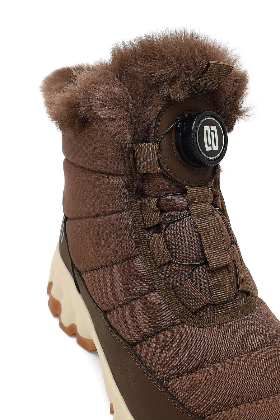 Derimod Dry Woman Brown Lace-up Thick-soled Outdoor Boots