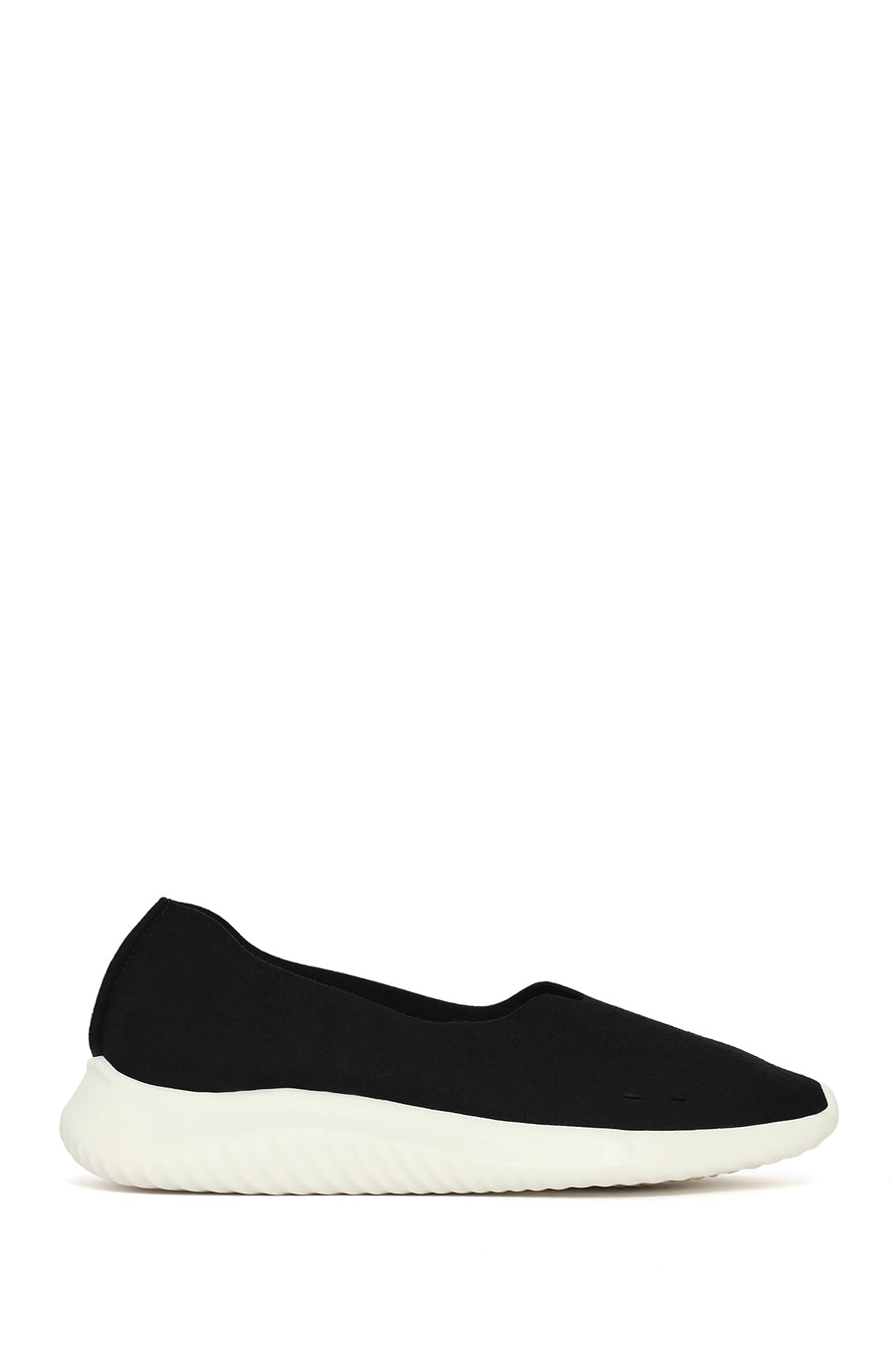 Women's Black Chunky Suede Shoes 26PFE494910 | Derimod